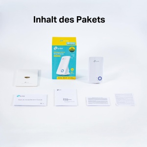Repetitor Wi-Fi TP-Link TL-WA850RE, 300 Mbits, Alb - Img 6
