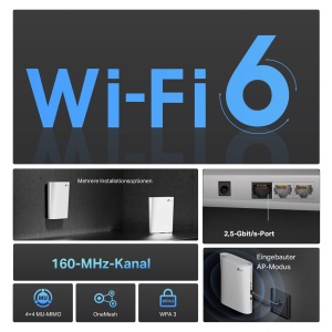 Repetitor WiFi TP-Link RE900XD AX6000, 2.5 Gbits, 4x4 MU-MIMO - Img 4