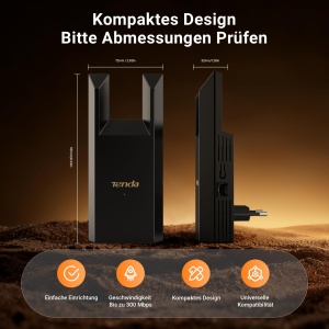 Repetitor WLAN Tenda R10 N300, 300 Mbps, Ethernet, Acoperire 120 m - Img 9