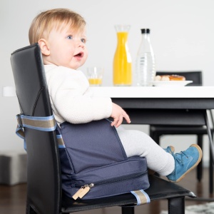 roba Booster Seat - Scaun mobil gonflabil pentru copii cu panouri laterale ridicate - Scaun de inaltare flexibil pentru acasa si in deplasare - Img 4