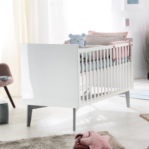Roba Lil Planet Set Lenjerie de Pat Copii 100x135 cm Gri Bio Bumbac GOTS - Img 3