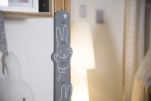 Roba Messlatte Miffy - Scala de masurare pentru copii decor camera albgri - Img 2