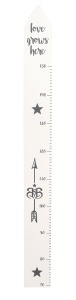 Roba Messlatte Rock Star Baby - Scala pana la 150 cm - Decor pentru camera copiilor albanthracit
