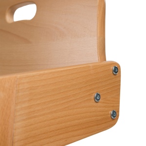 roba Stair High Chair Kid Up - Scandura detasabila - Scaun inalt in crestere pentru bebelusi si copii - cu curea in 3 puncte - lemn natural - Img 8