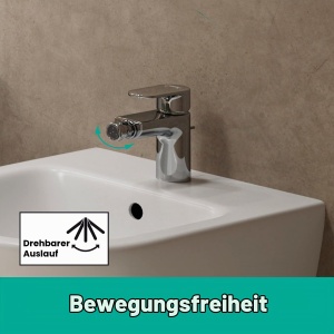 Robinet bidet hansgrohe Vernis Blend, crom, cu sistem de aerare - Img 4