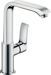 Robinet chiuveta hansgrohe Metris 230, crom, cu sistem Push-Open
