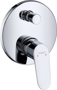 Robinet de baie hansgrohe Focus, crom, 2 functii, pentru iBox universal