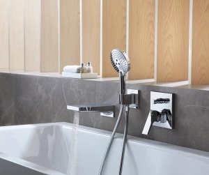 Robinet de baie hansgrohe Metropol, Unterputz, Bronz periat, cu umsteller - Img 5