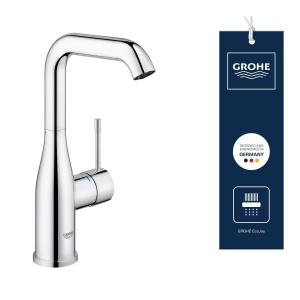 Robinet pentru chiuveta GROHE Essence 23541001, crom, inaltime 24cm, design durabil