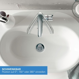 Robinet pentru chiuveta GROHE Essence, crom, 19cm, economisire apa - Img 6