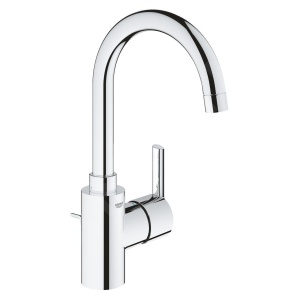 Robinet pentru chiuveta GROHE Feel, crom, cu maner metalic, L-Size