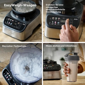 Robot de bucatarie Kenwood MultiPro OneTouch, 1000W, 3L, 12 accesorii - Img 4