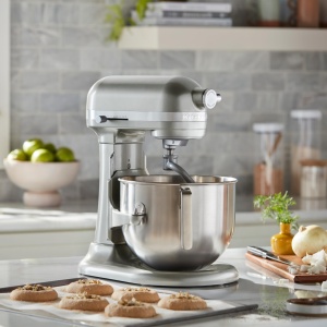 Robot de bucatarie KitchenAid 6,6 L, metalic, puternic, culoare argintie - Img 3
