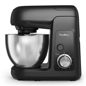 Robot de bucatarie Moulinex Bake Partner, 1100 W, putere durabila, set de accesorii BakeGood, QA522810 Planetary Motion, Glama Black - Img 2