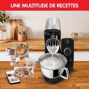 Robot de bucatarie Moulinex bol din otel inoxidabil 55 l 8 programe de retete de baza tehnologie brevetata silentios robust aplicatie gratuita cu coac - Img 5