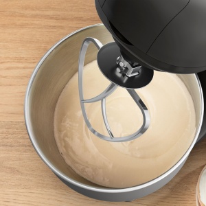 Robot de bucatarie Tefal Bake Essential Coal 4-in-1, set de coacere + masina de tocat carne, 800 W, 6 viteze si functie de impuls, bol din otel inoxidabil, capacitate de 4,8 litri, negru, QB161H38 - Img 8