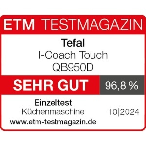 Robot de bucatarie Tefal I-Coach Touch QB950D37, 1200 W, 21 programe automate, negrusilver - Img 3
