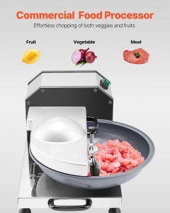Robot de bucatarie VEVOR FC370MT, 18L, 250W, 3000 RPM, multifunctional din otel inoxidabil - Img 2