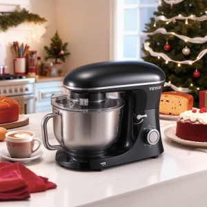Robot de bucatarie VEVOR SM-1560N 1400W 568L multifunctional negru - Img 8