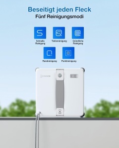Robot de curatare feronerie ECOVACS WINBOT Mini 2, design ultra-slim, 6 moduri de curatare - Img 8