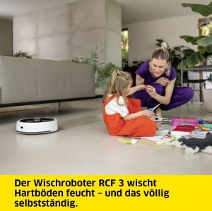 Robot de curatenie KARCHER RCF 3, navigare LiDAR, aplicatie smart, 120 min autonomie - Img 2