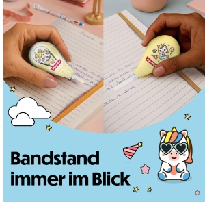 Rola corectoare BIC Tipp-Ex Vibbies Mini Pocket Mouse, 6 buc, 5 mm x 6 m, design animalute - Img 5