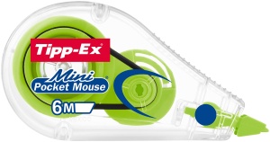 Rola corectoare Tipp-Ex Mini Pocket Mouse, 6m x 5mm, 3 bucati, culoare variata - Img 5