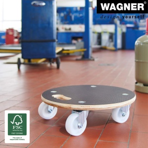 Rola de transport WAGNER MM 1108, 300 kg, 38 cm, cu maner - Img 3