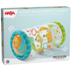 Rola pentru bebelusi HABA Konfetti Jucarie interactiva cu bile colorate - Img 6