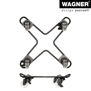 Rola pentru plante WAGNER DRAHT 33 x 7 cm, capacitate 60 kg, otel negru - Img 6