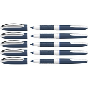 Roller cu cerneala Schneider One Change, albastru, 0,6 mm, set 5 bucati