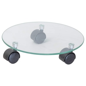 Roller pentru plante WAGNER 20016501 din sticla, diametru 28 cm, cu 3 roti