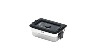 Rosle Snack-Set Flexx 2GO 025 L Forma Dreptunghiulara Inox si Sticla Clips Siguranta