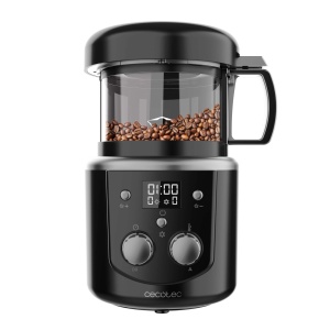 Rostitor de cafea Cecotec Roaster Booster 1400W, capacitate 100-150g, rostare automatamanuala