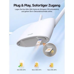 Router 4G Tenda 4G07, LTE CAT4, WLAN AC1200, Dualband - Img 3