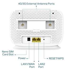 Router 4G TP-Link TL-MR105, viteza 150 Mbits, suport 32 dispozitive - Img 3