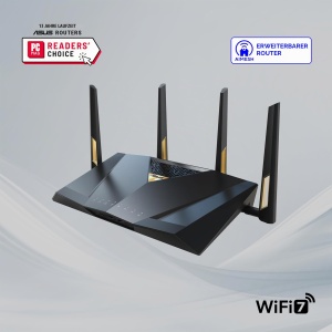 Router Dual-Band ASUS RT-BE88U, WiFi 7, 10G Porturi, 7200 Mbps - Img 2