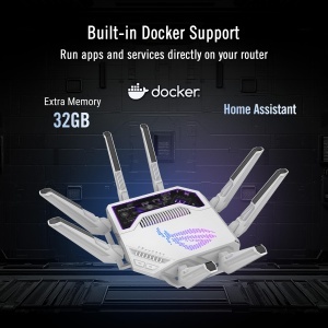 Router Gaming ASUS ROG Rapture GT-BE19000AI Tri-Band, WiFi 7, 3500 sq. ft. - Img 5