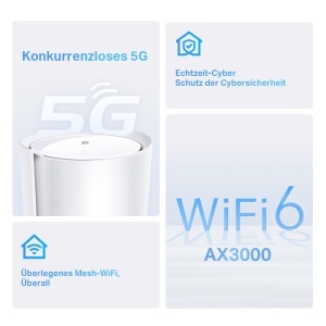 Router LTE TP-Link Deco X3000-5G, Wi-Fi 6, 3.4 Gbits, 2.5 Gbits Port - Img 3