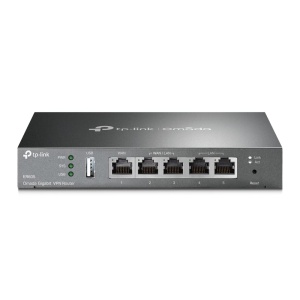 Router VPN TP-Link ER605, 5 porturi Gigabit, negru, management centralizat