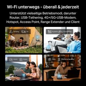 Router Wi-Fi 7 TP-Link TL-WR3602BE, Dual-Band, 2,5G WAN, Powerbank - Img 7