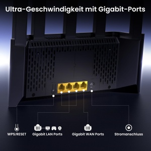 Router Wi-Fi Tenda RX2L Pro, Dualband, 1500 Mbits, 5 Antene Externe - Img 4