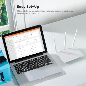 Router WLAN Tenda F3, 300 Mbits, 3 antene externe, alb - Img 6