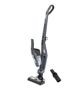 Rowenta RH6756 Dual Force 2-in-1 Aspirator fara fir | cu aspirator de mana integrat | Cap de aspiratie cu iluminare LED | foarte usor | Durata de viata a bateriei de 45 de minute | Gri - Img 2