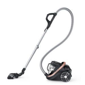 Rowenta RO7954 Silence Force Cyclonic Effitech, Aspirator fara sac, negru/aur roz, 2,5 litri, 59 decibeli - Img 2