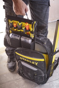Rucsac de lucru STANLEY STST83307-1 cu roti, maner telescopic, 15kg capacitate - Img 7