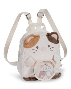 Rucsac pentru copii NICI mymochi Katze Angy 23x21x9cm alb, design Kawaii - Img 1