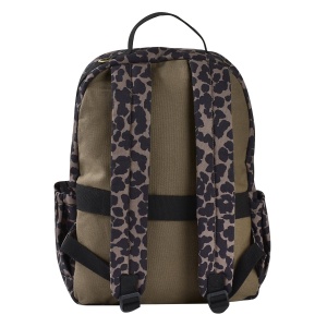 Rucsac pentru schimbat bebe BEABA Tokyo 21L, unisex, 9 compartimente, leopard - Img 2
