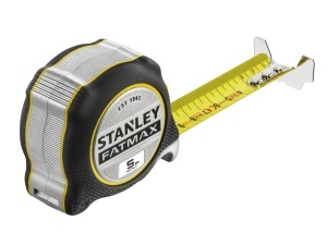 Ruleta de masurare STANLEY FATMAX XTREME 5m, cu frana de deget, banda de 16mm, haken mare - Img 2