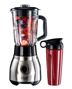 Russell Hobbs Stand Mixer 2-in-1 Blender cu recipient din sticla de 15 l si Mini Smoothie Maker de 06 l - Sticla de baut cu capac inclus Poate fi spal - Img 11